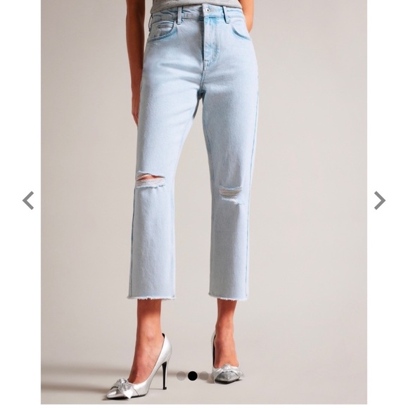 Ted Baker Chrishl Straight Leg Ankle Grazer Women's Jeans size 25 - Picture 2 of 16